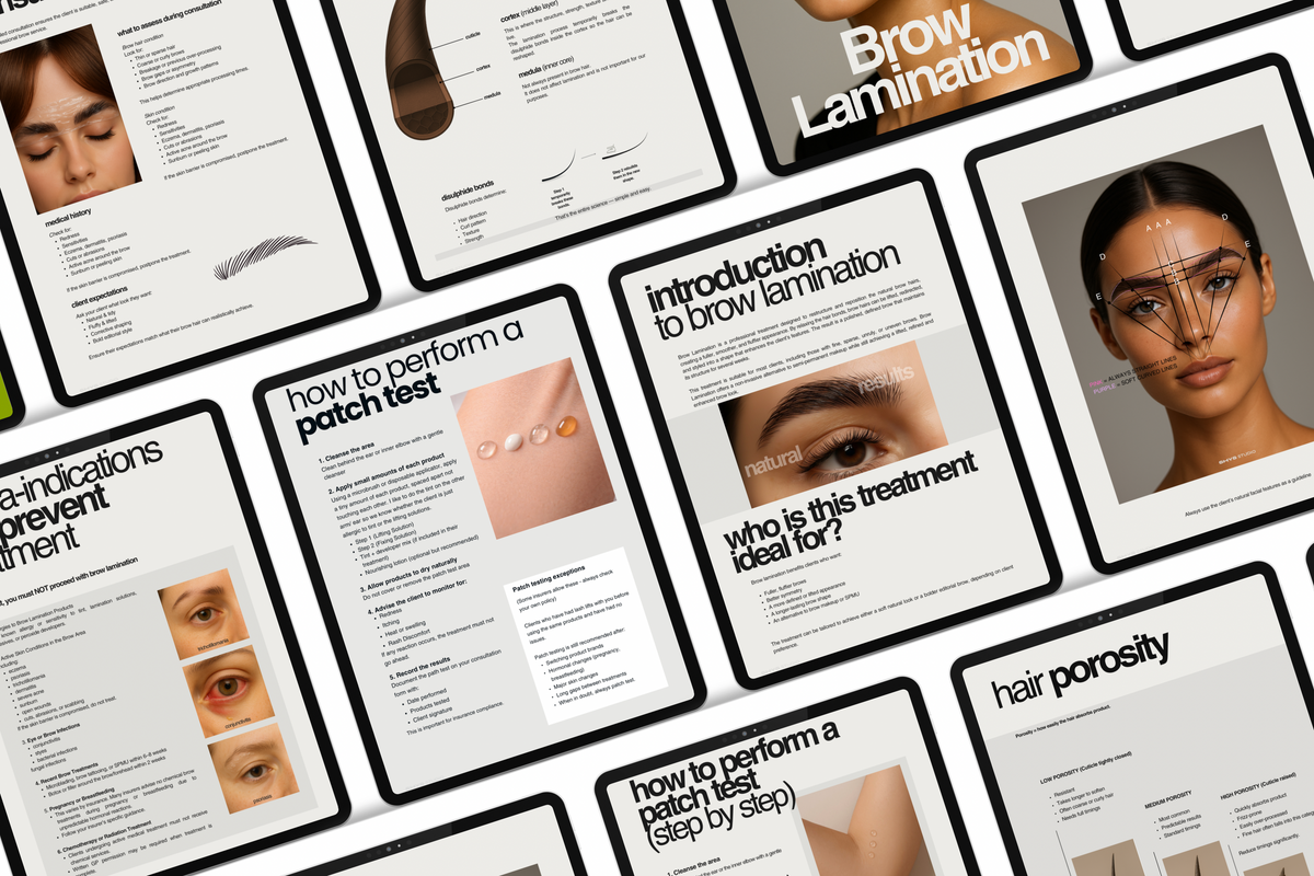 Online Accredited Ultimate Brow Lamination Course
